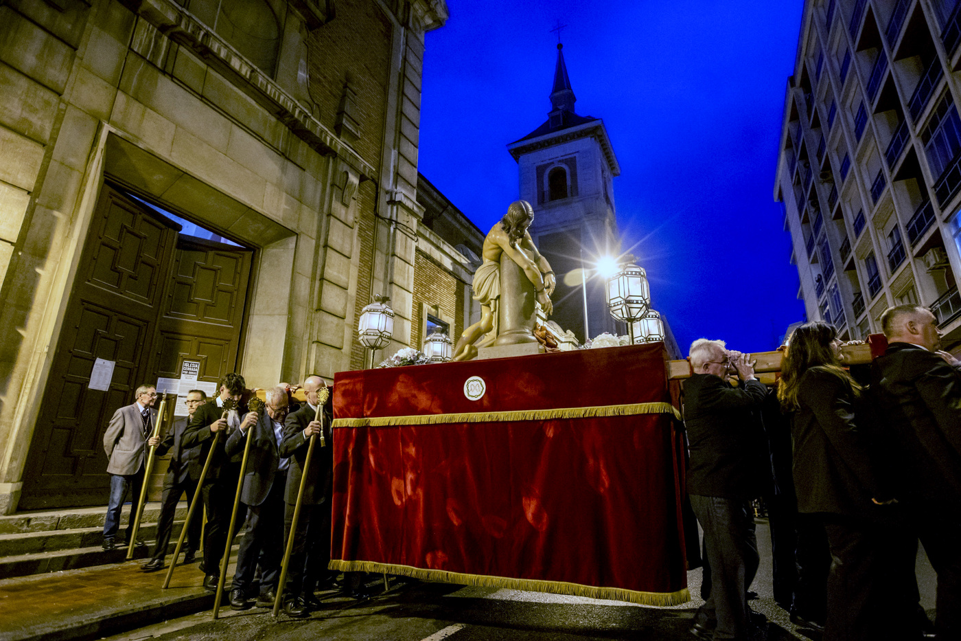 El Señor de la Flagelación se traslada a Palacio