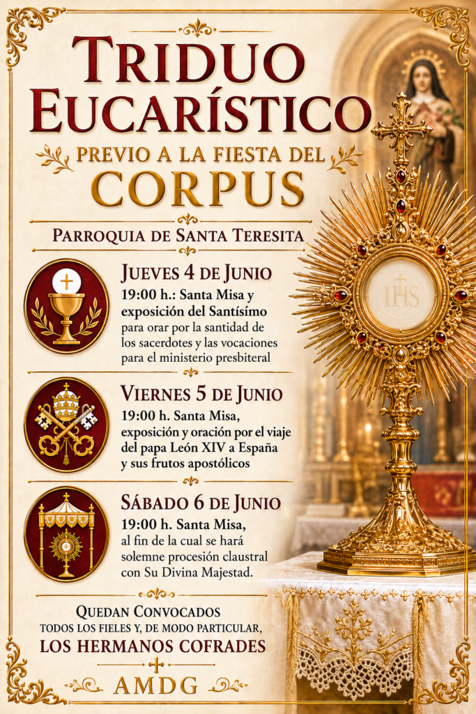 Nos preparamos para la fiesta del Corpus